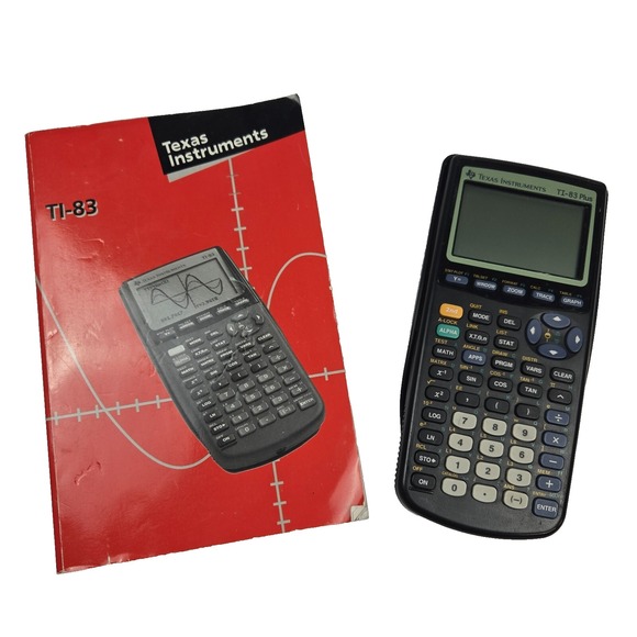 Texas Instruments Other - Texas Instruments TI-83 Plus Graphing Calculator With Manual Tested And Works